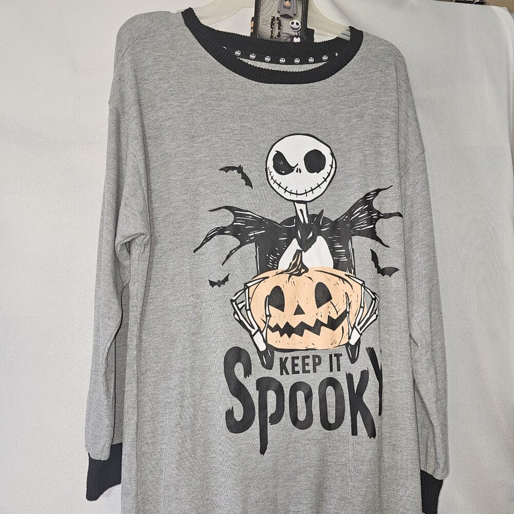 Disney The Nightmare Before Christmas Oversized Sleepwear with Socks Size Medium
